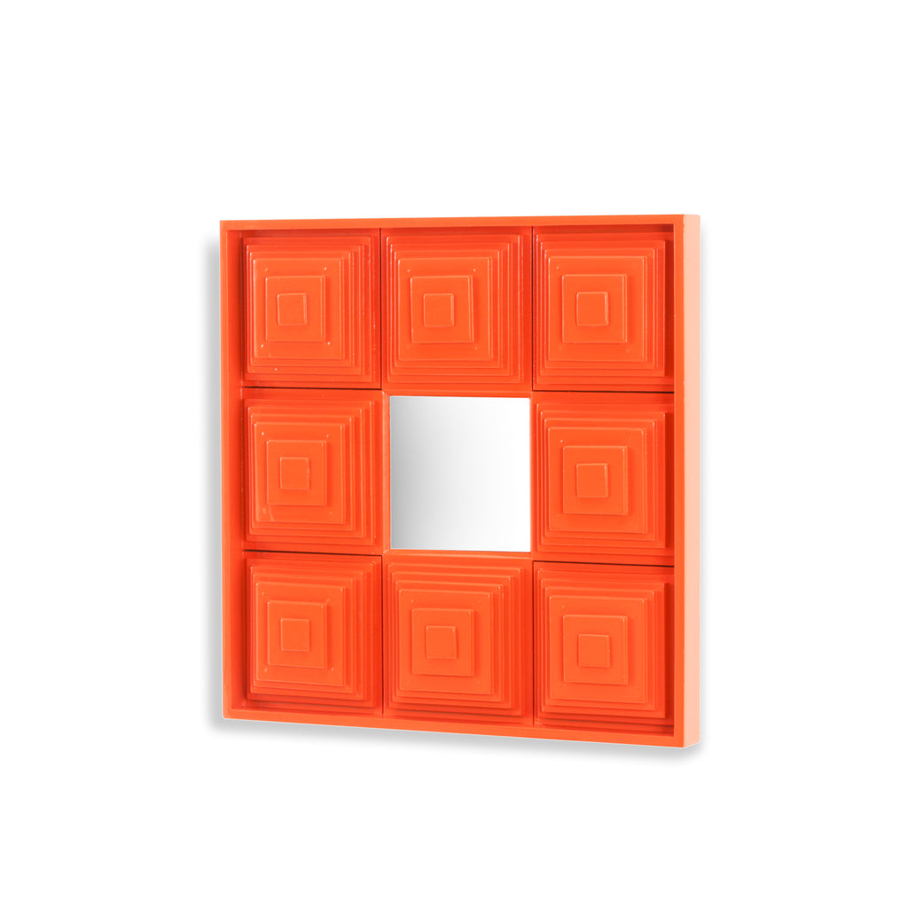 Orange Wall Mirror