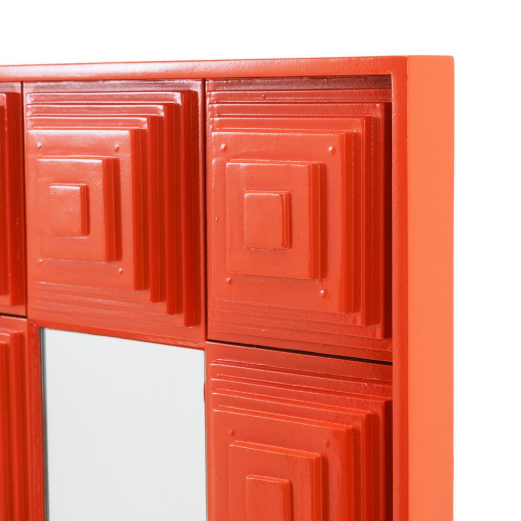 Orange Wall Mirror