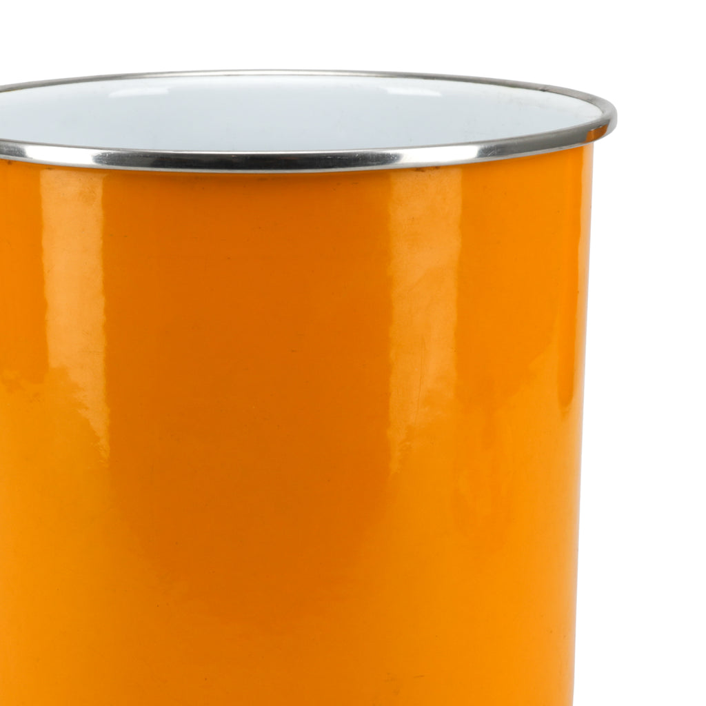 Floral / Orange / White Medium Cooking Pot