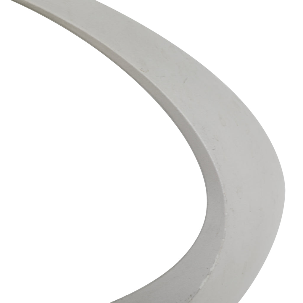 White Oval Wall Sconce