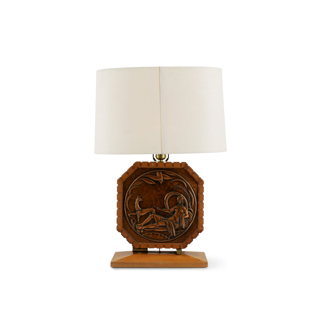 Wood / Copper Albert Gilles Lamp