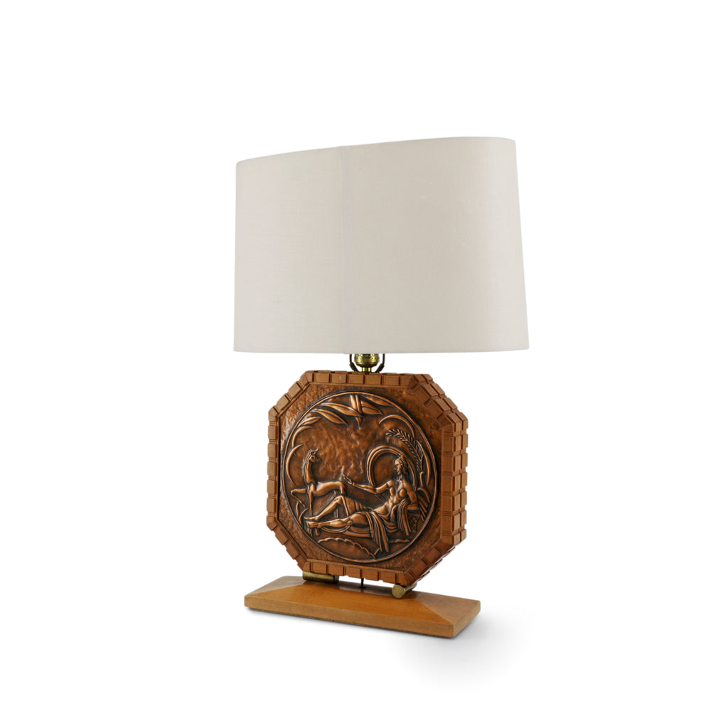 Wood / Copper Albert Gilles Lamp