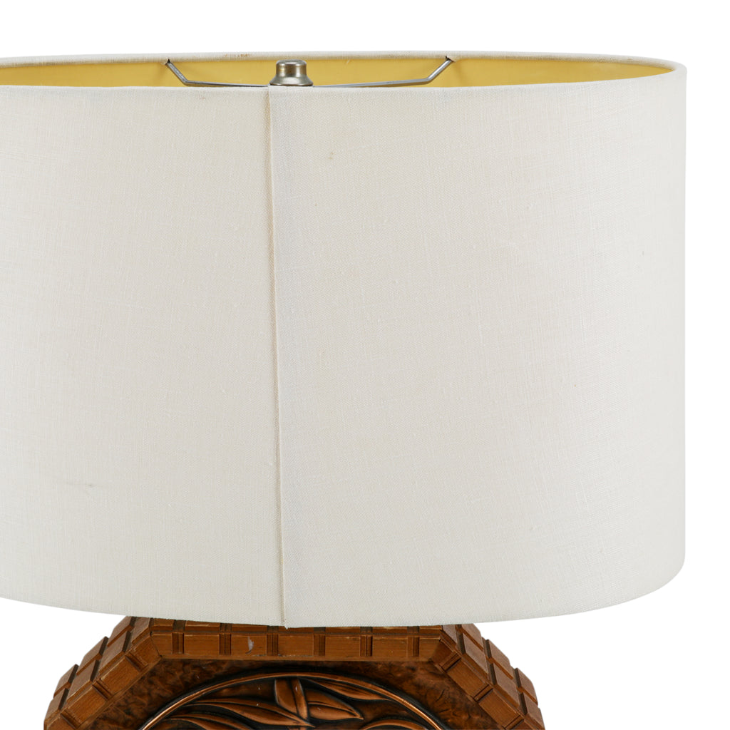 Wood / Copper Albert Gilles Lamp