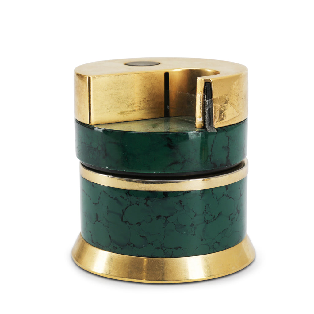 Green / Brass Office Set