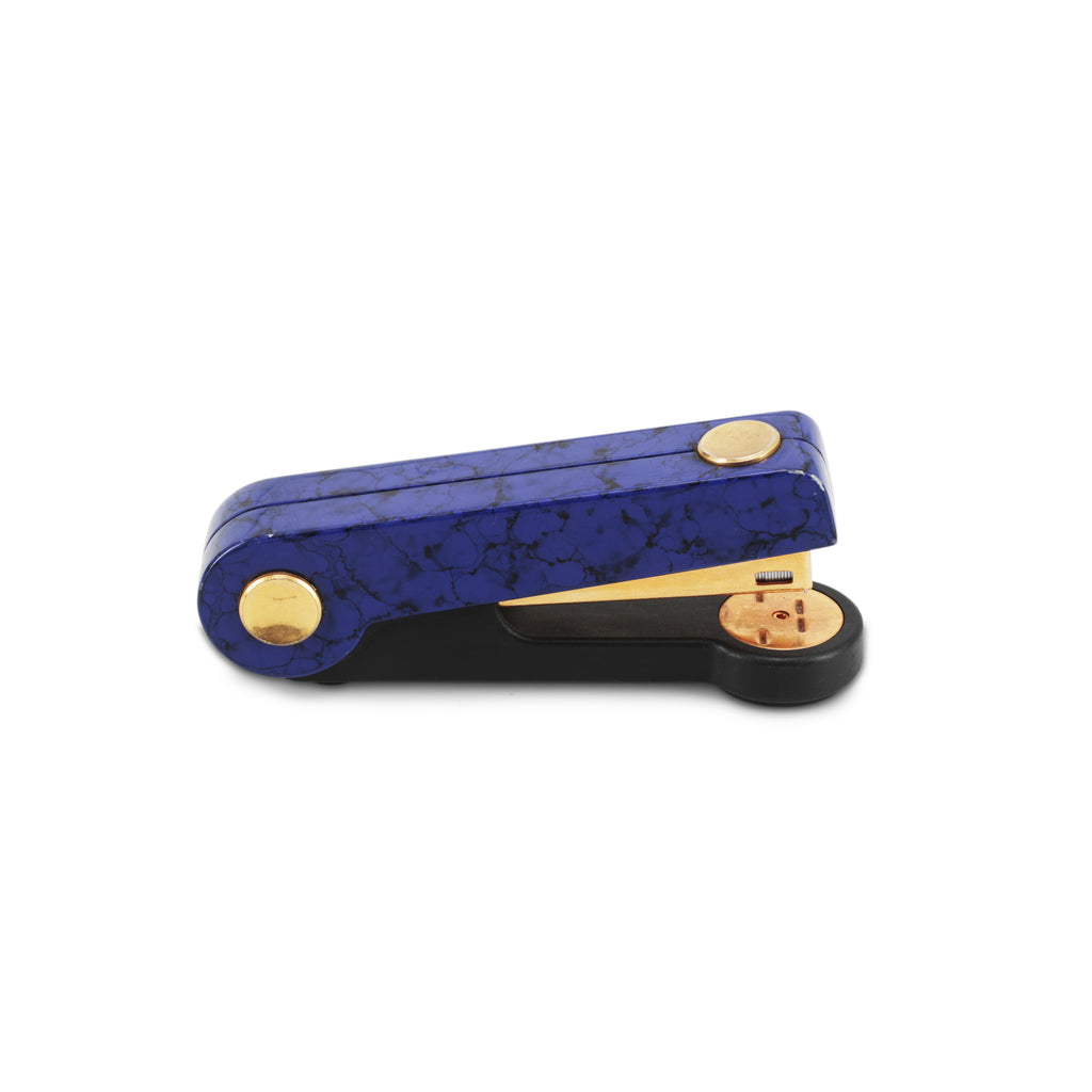 Blue / Brass Stapler