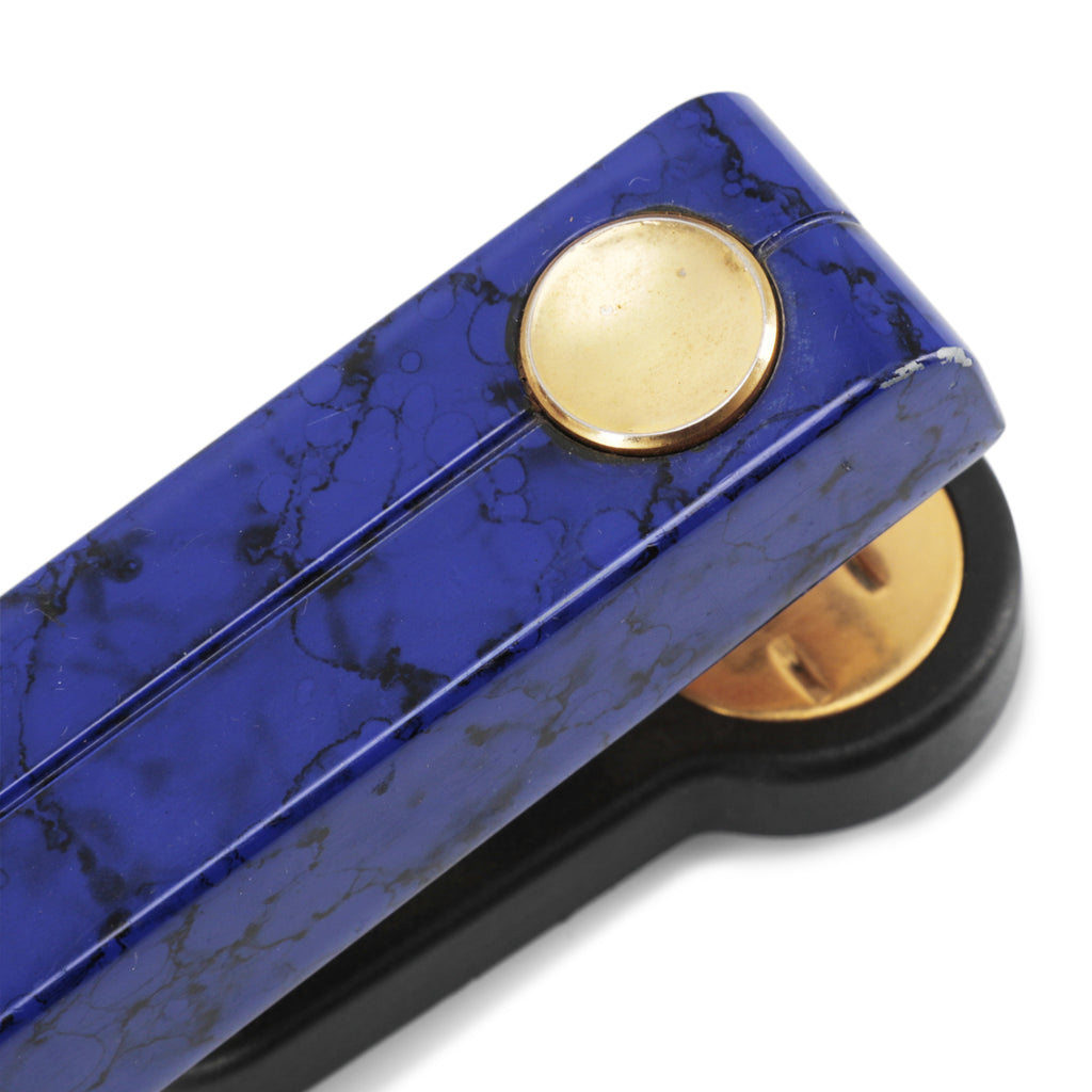 Blue / Brass Office Set
