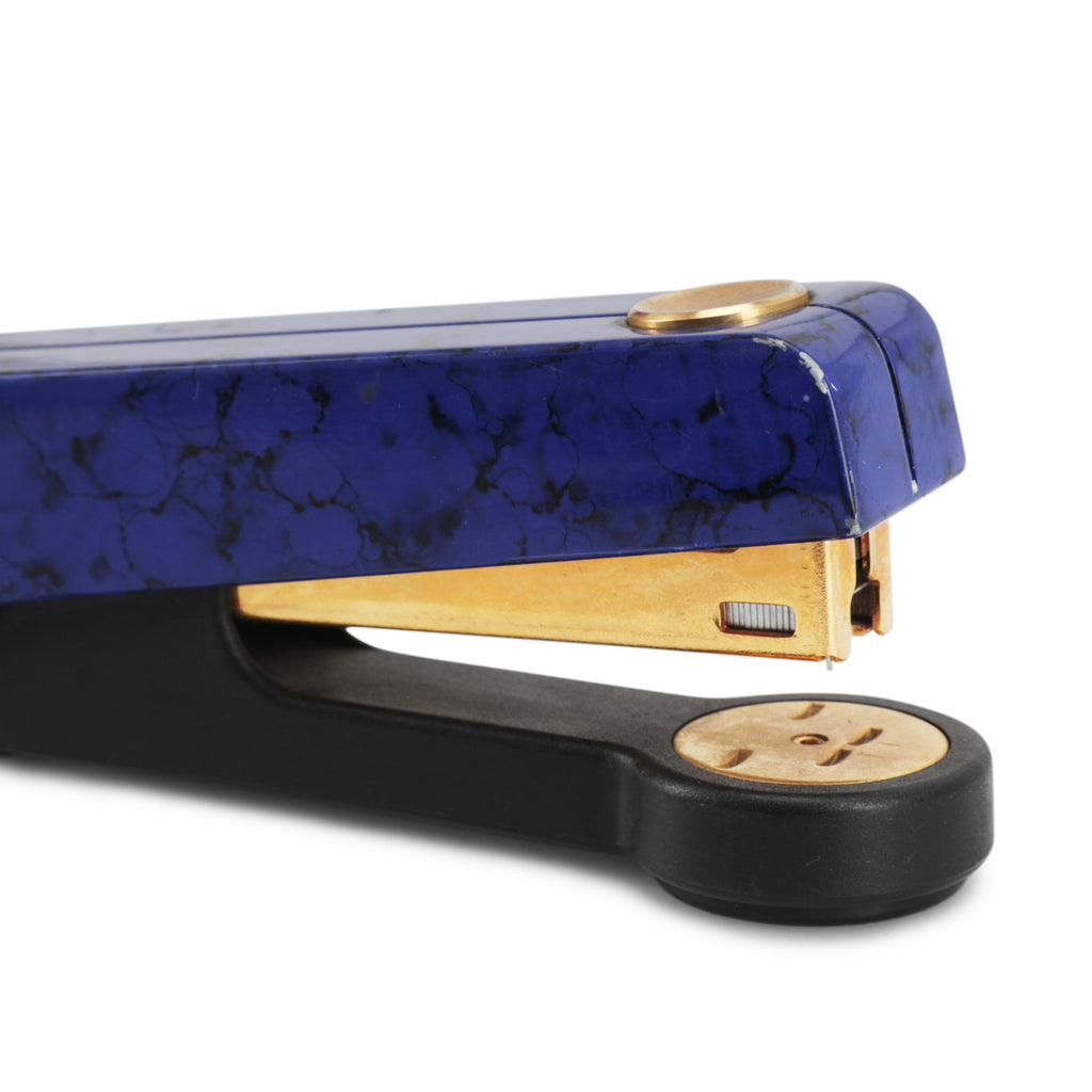 Blue / Brass Office Set