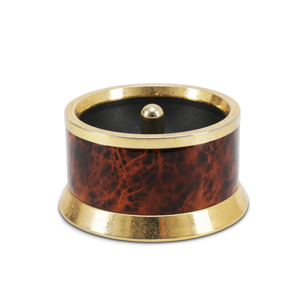Brown / Brass Ashtray