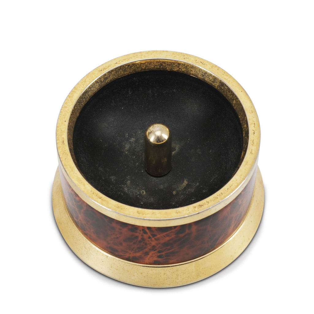 Brown / Brass Ashtray