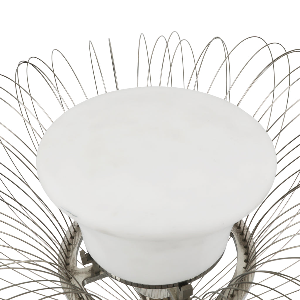 Chrome Wire Table Lamp