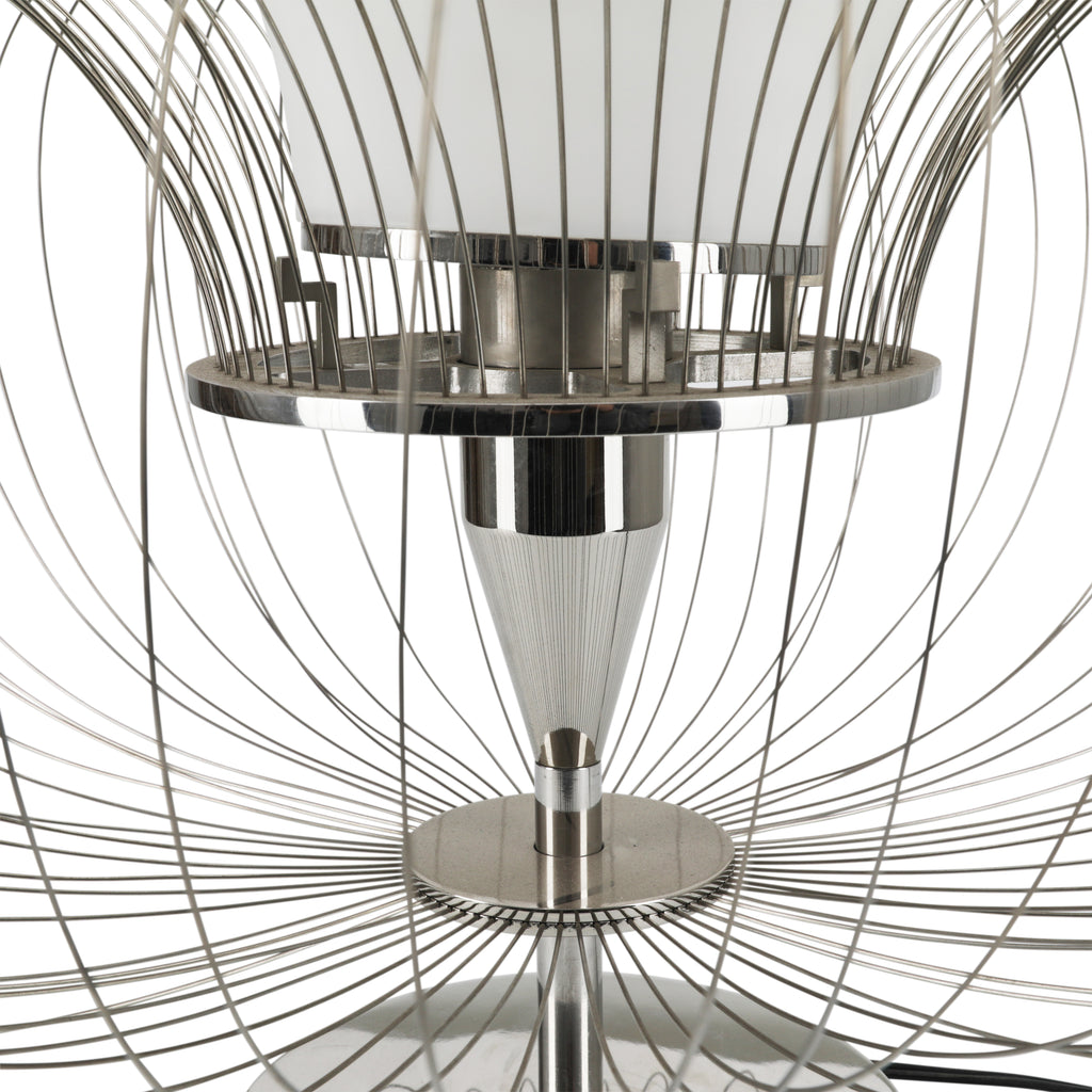 Chrome Wire Table Lamp