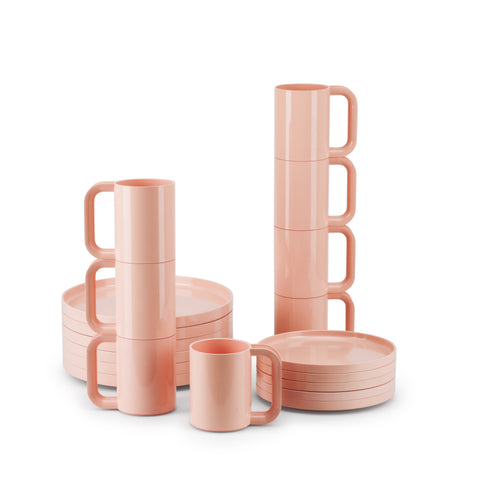 Blush Pink Heller Dining Set