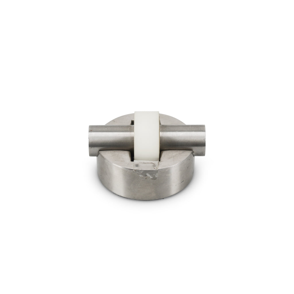 Round Brushed Metal Tape Dispenser