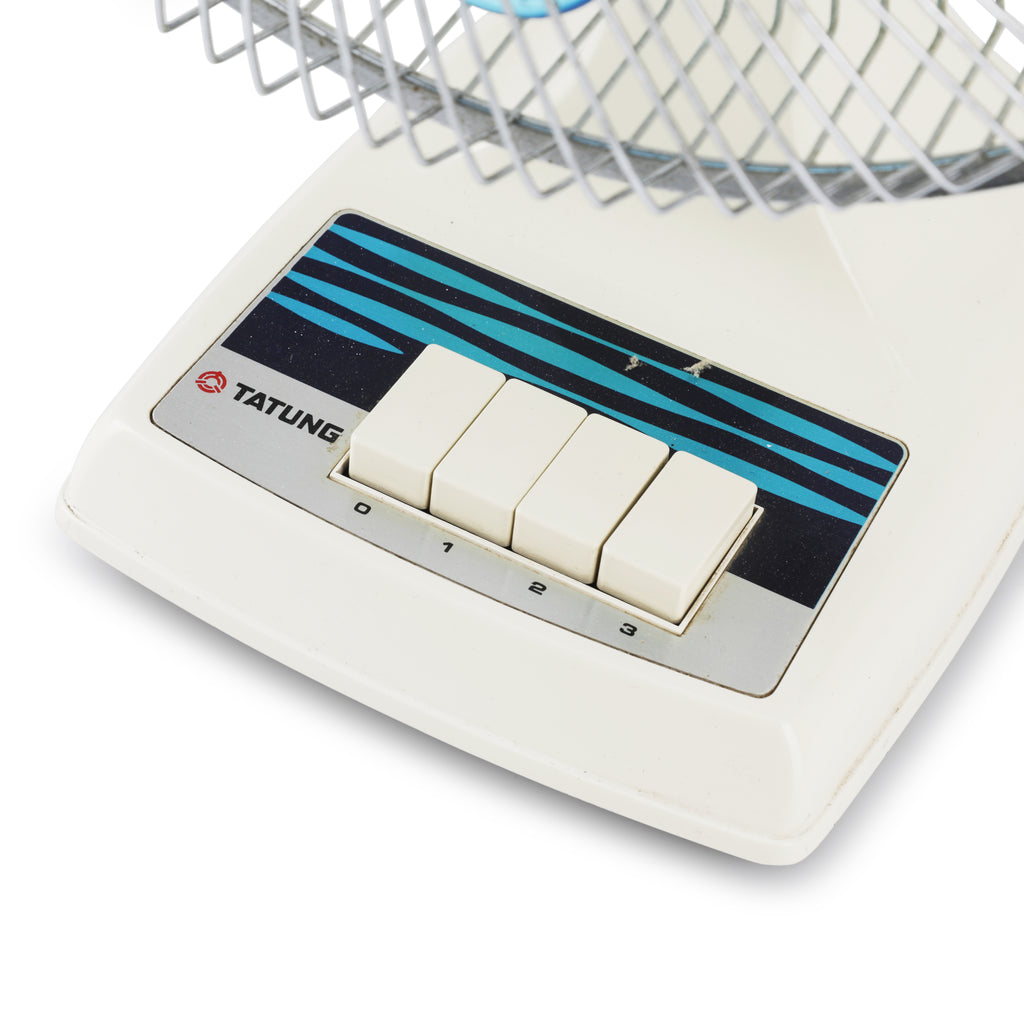 Blue Tatung Table Fan