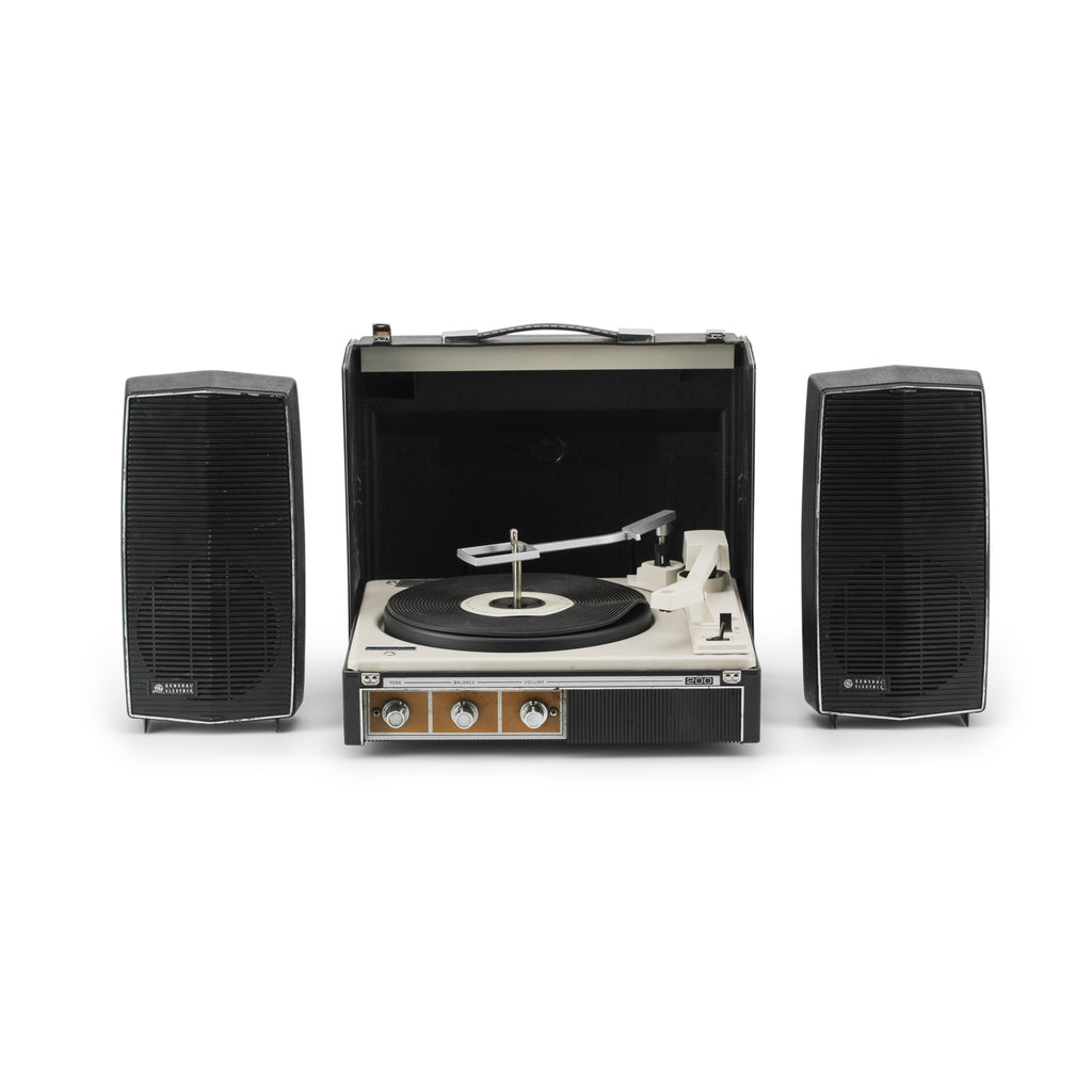 General Electric Portable Turntable & Speakers