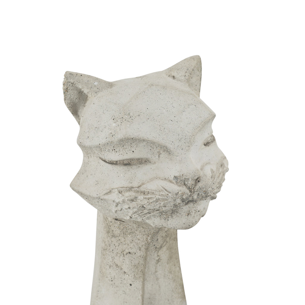 Concrete Cat Lawn Sculpture