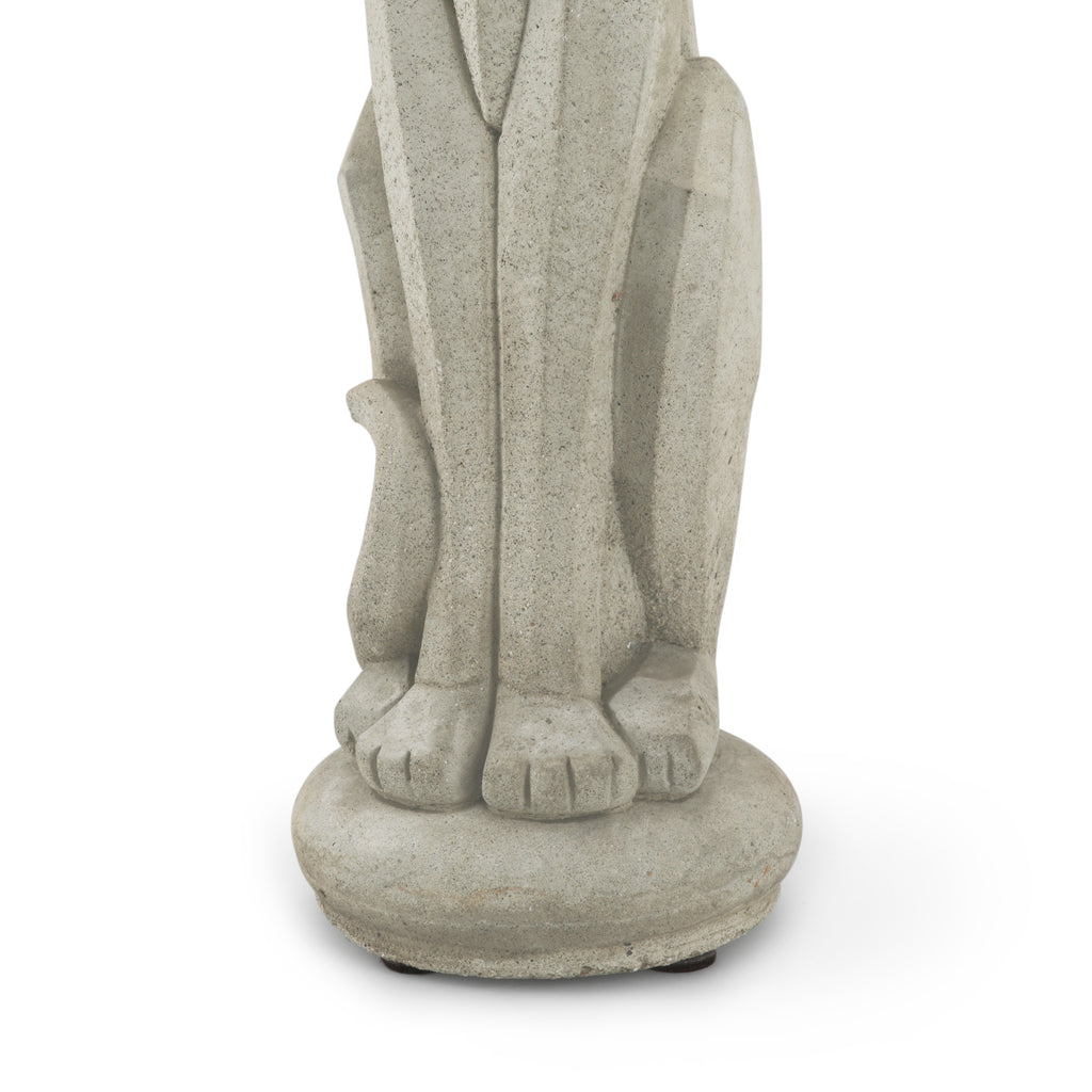 Concrete Cat Lawn Sculpture