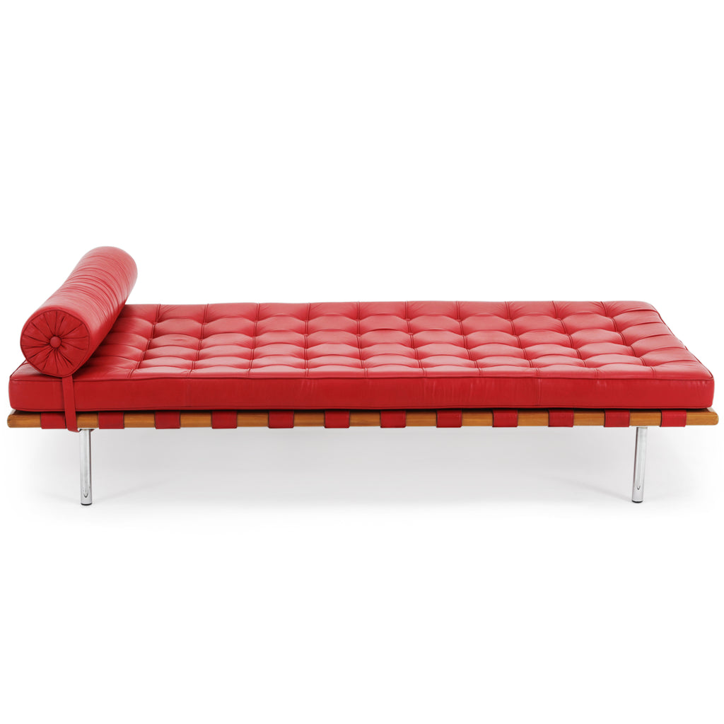 Red Barcelona Daybed with Bolster