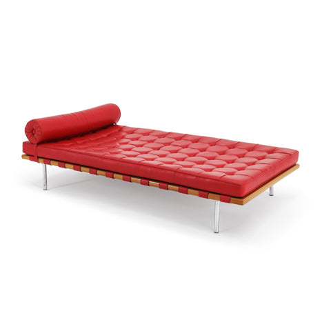 Red Barcelona Daybed with Bolster