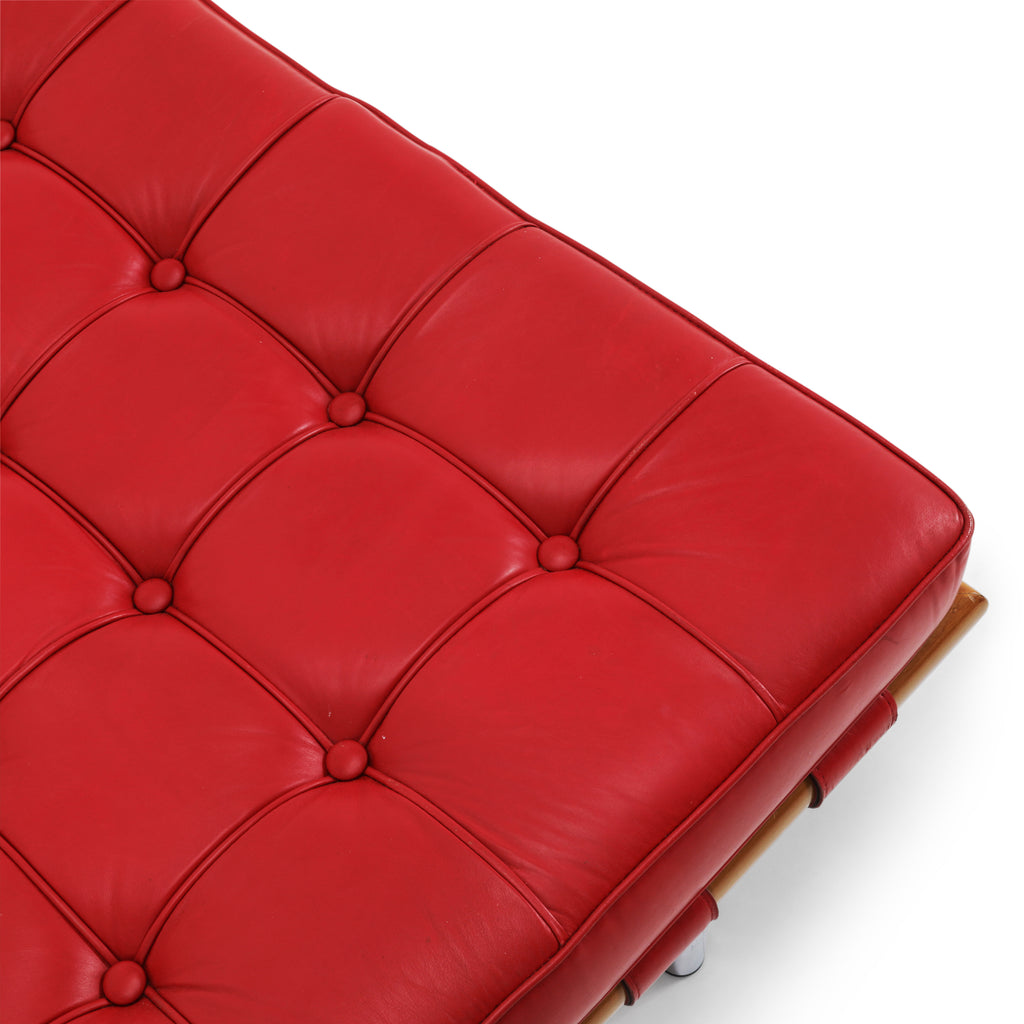 Red Barcelona Daybed with Bolster