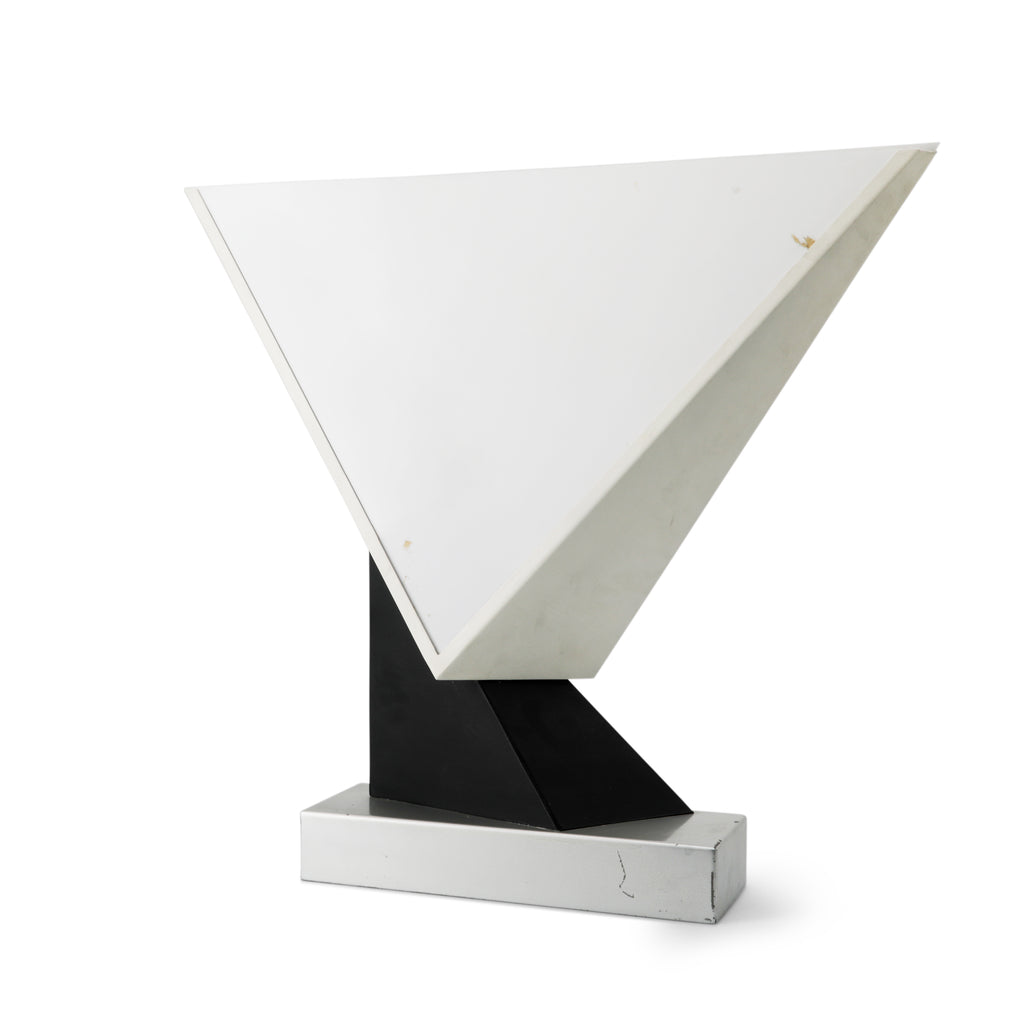 White / Black Geometric Table Lamp