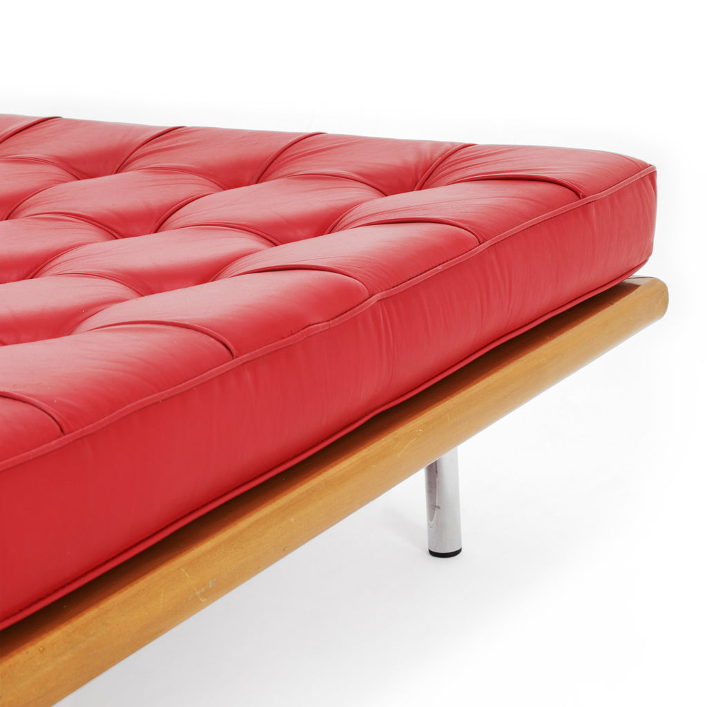 Red Barcelona Daybed with Bolster