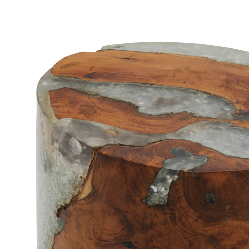 Wood / Resin Round Pedestal