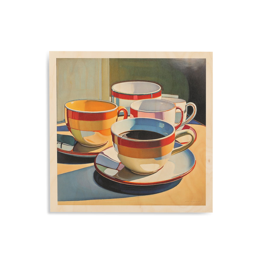 1363 (A+D) Coffee Cups & Coffee Still Life