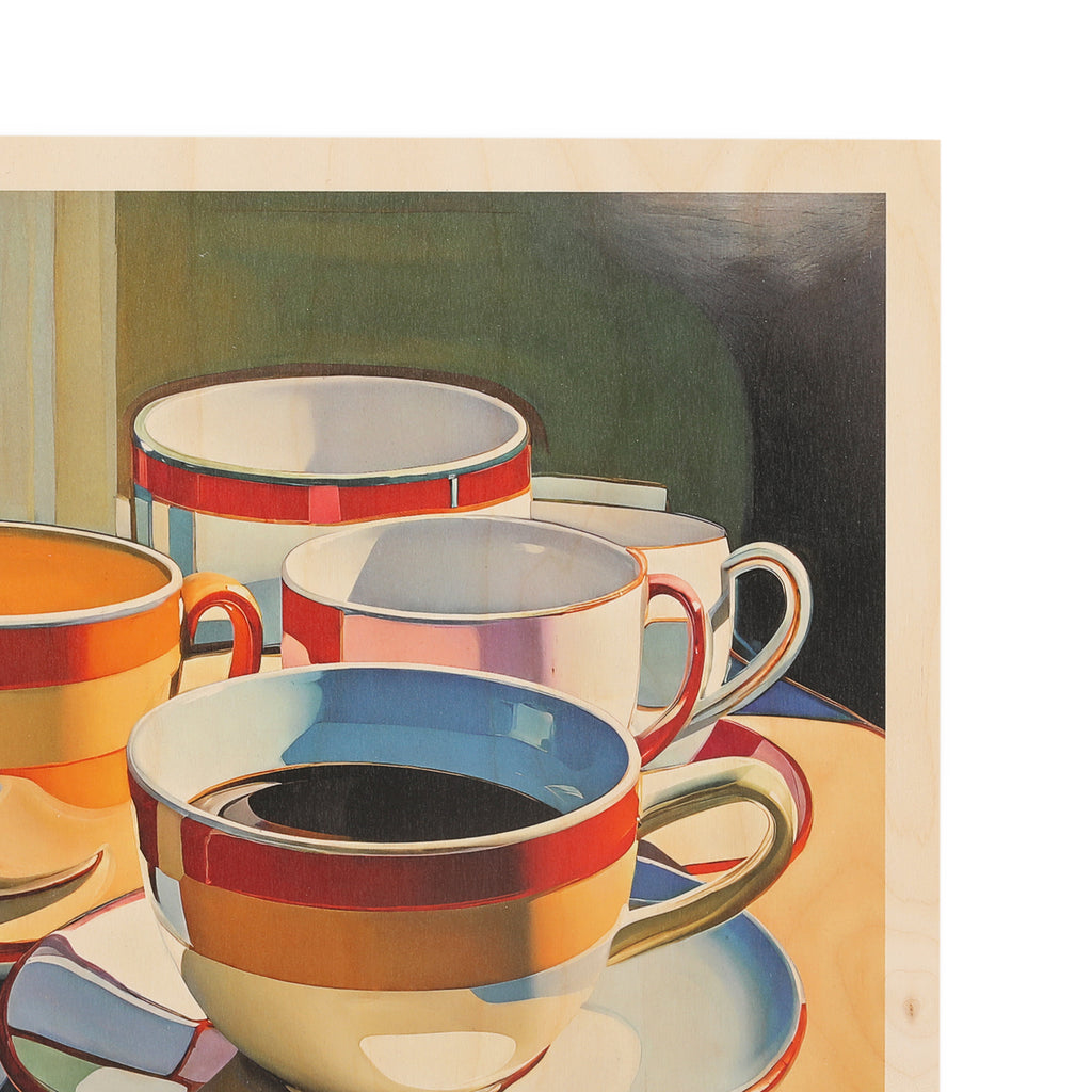 1363 (A+D) Coffee Cups & Coffee Still Life