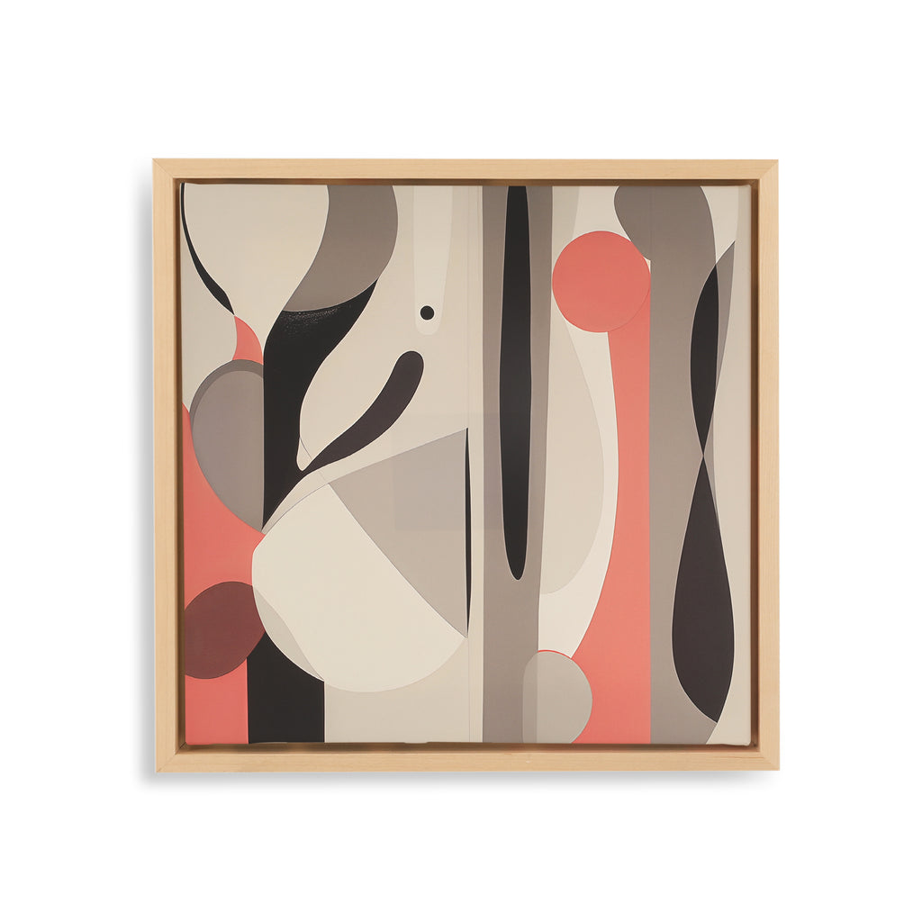 1360 (A+D) Shapes Peach Gray B