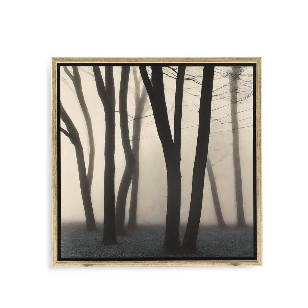 1354 (A+D) BW Trees Gold Frame