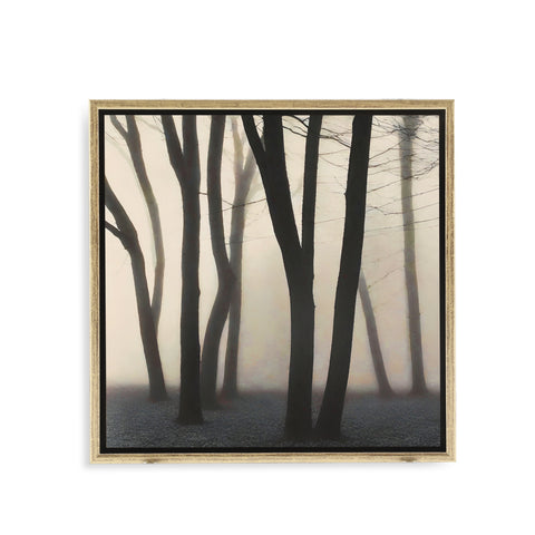 1354 (A+D) BW Trees Gold Frame