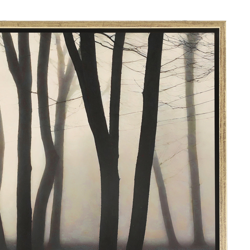 1354 (A+D) BW Trees Gold Frame
