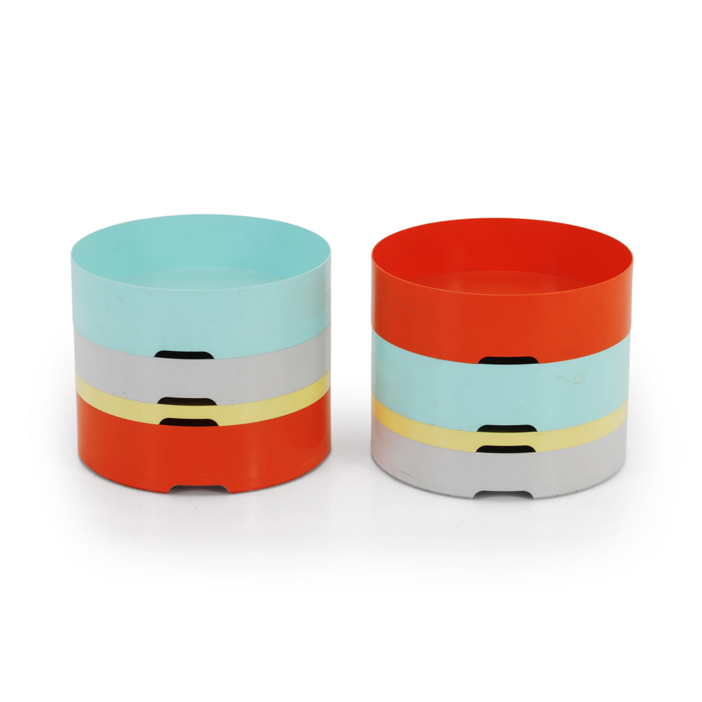 Double Colorful Stacking Storage Container