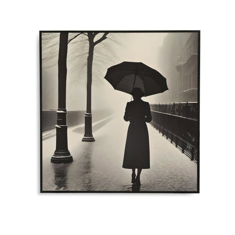 1357 (A+D) BW Woman Umbrella
