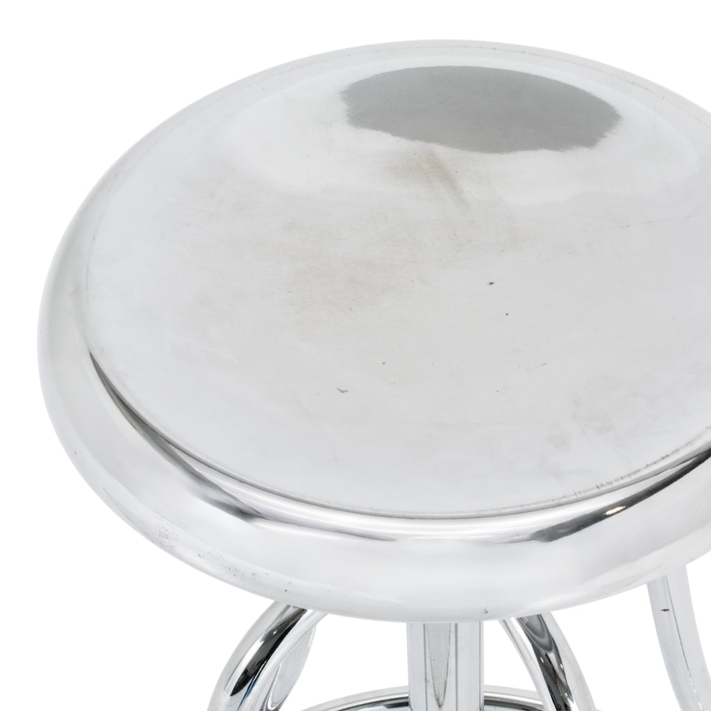 Adjustable Chrome Stool