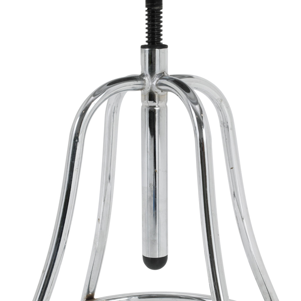 Adjustable Chrome Stool