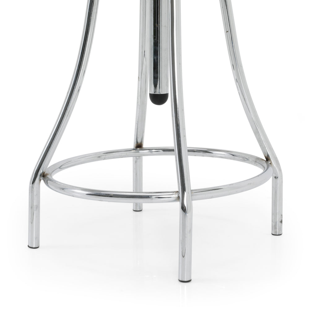 Adjustable Chrome Stool