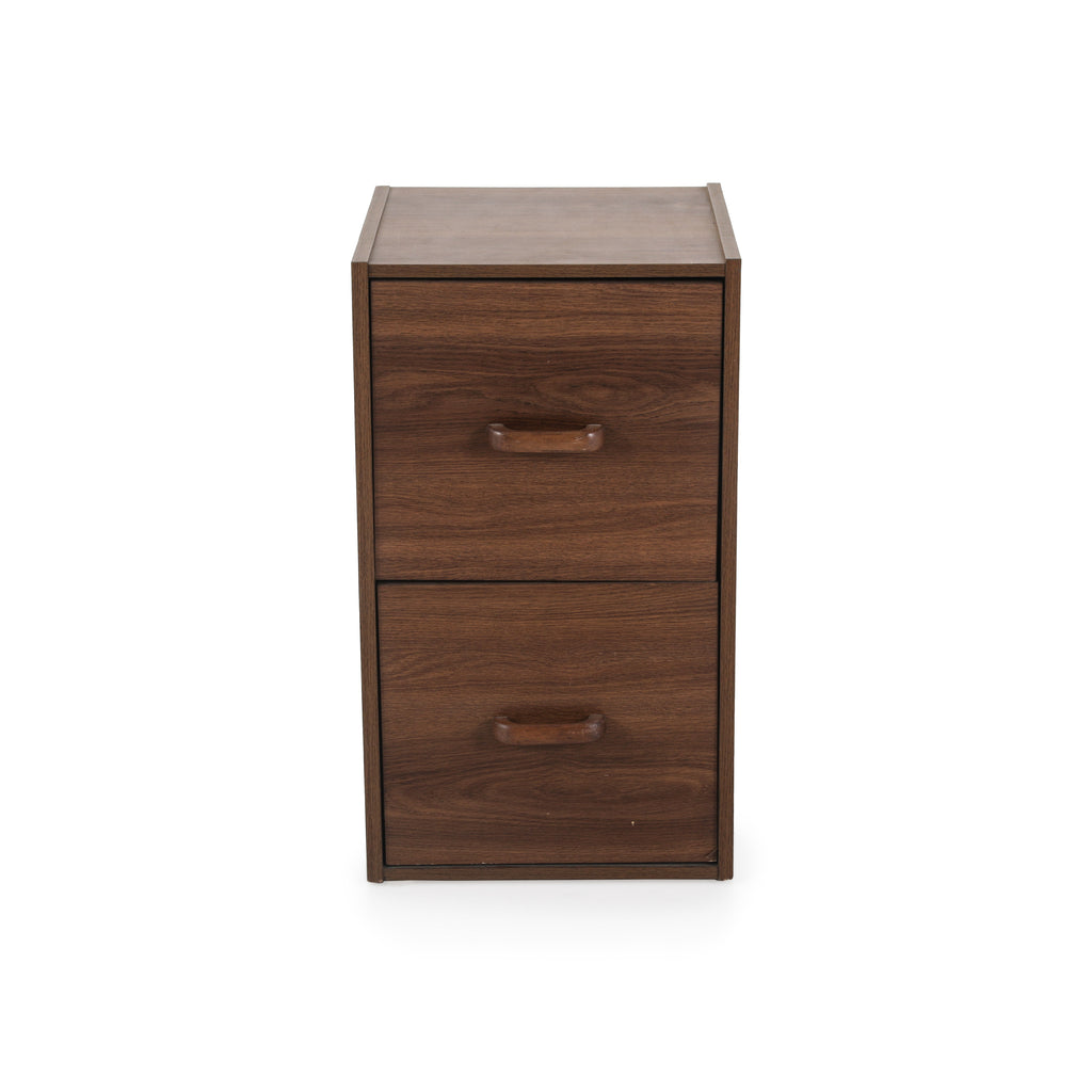 2-Drawer Wood Filing Cabinet
