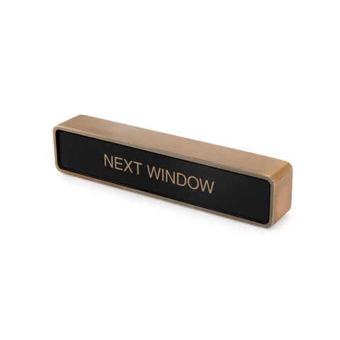 Next Window Desk Signage