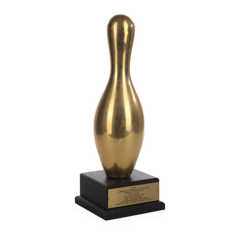 Big Gold Bowling Pin Trophy