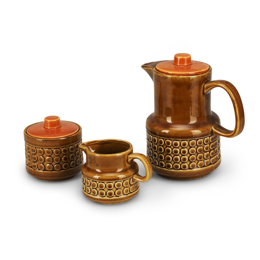 Amber Ceramic Japanese Coffee / Tea Set