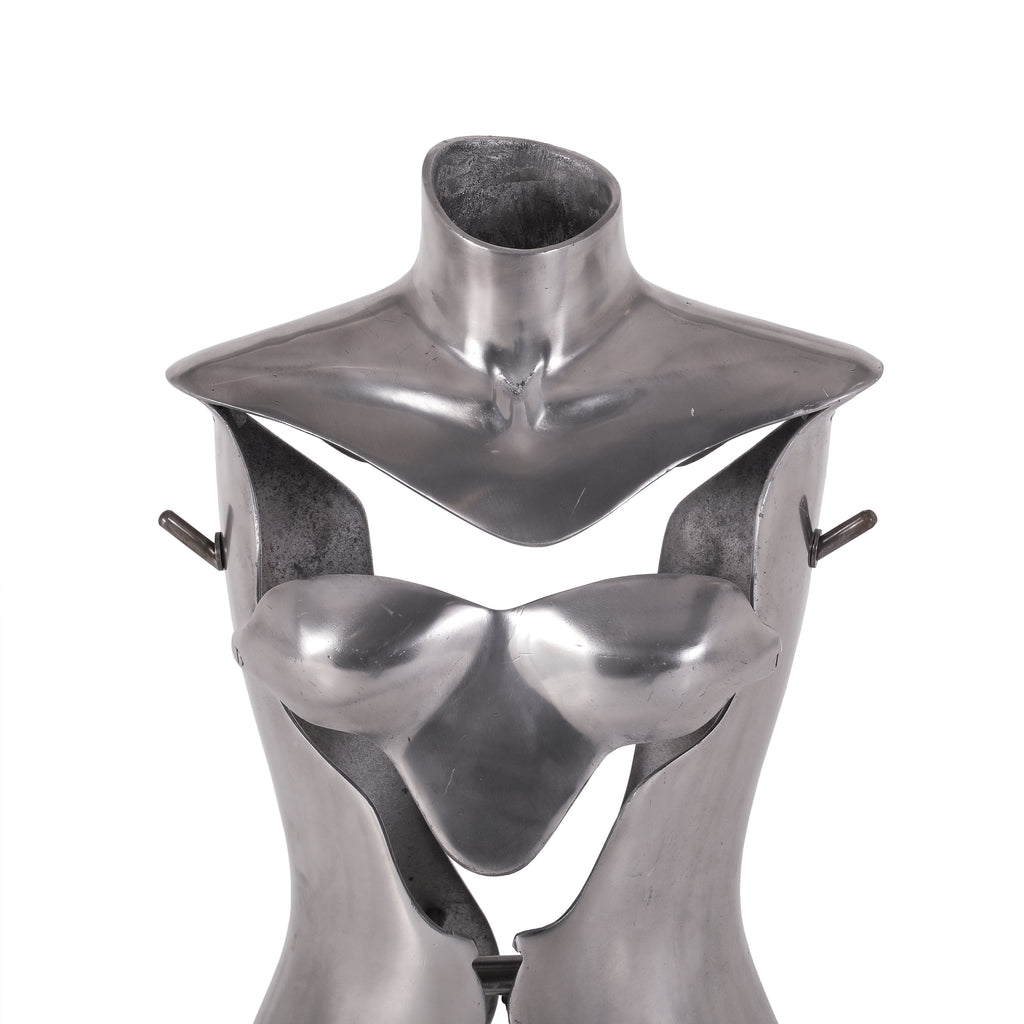 Chrome Female Mannequin Torso