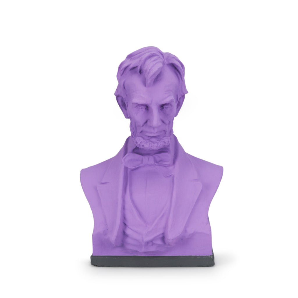 Purple Abraham Lincoln Bust