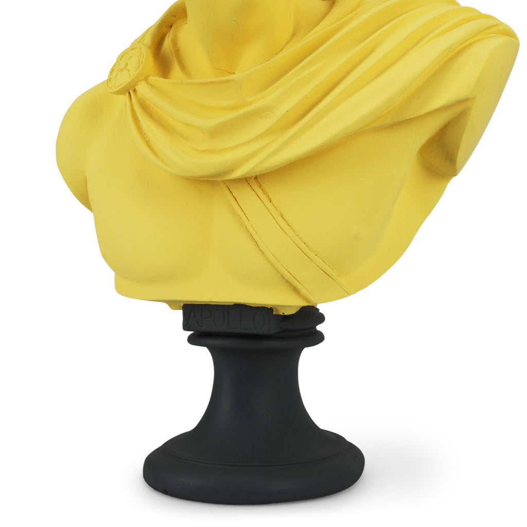 Yellow Grecian Apollo Bust