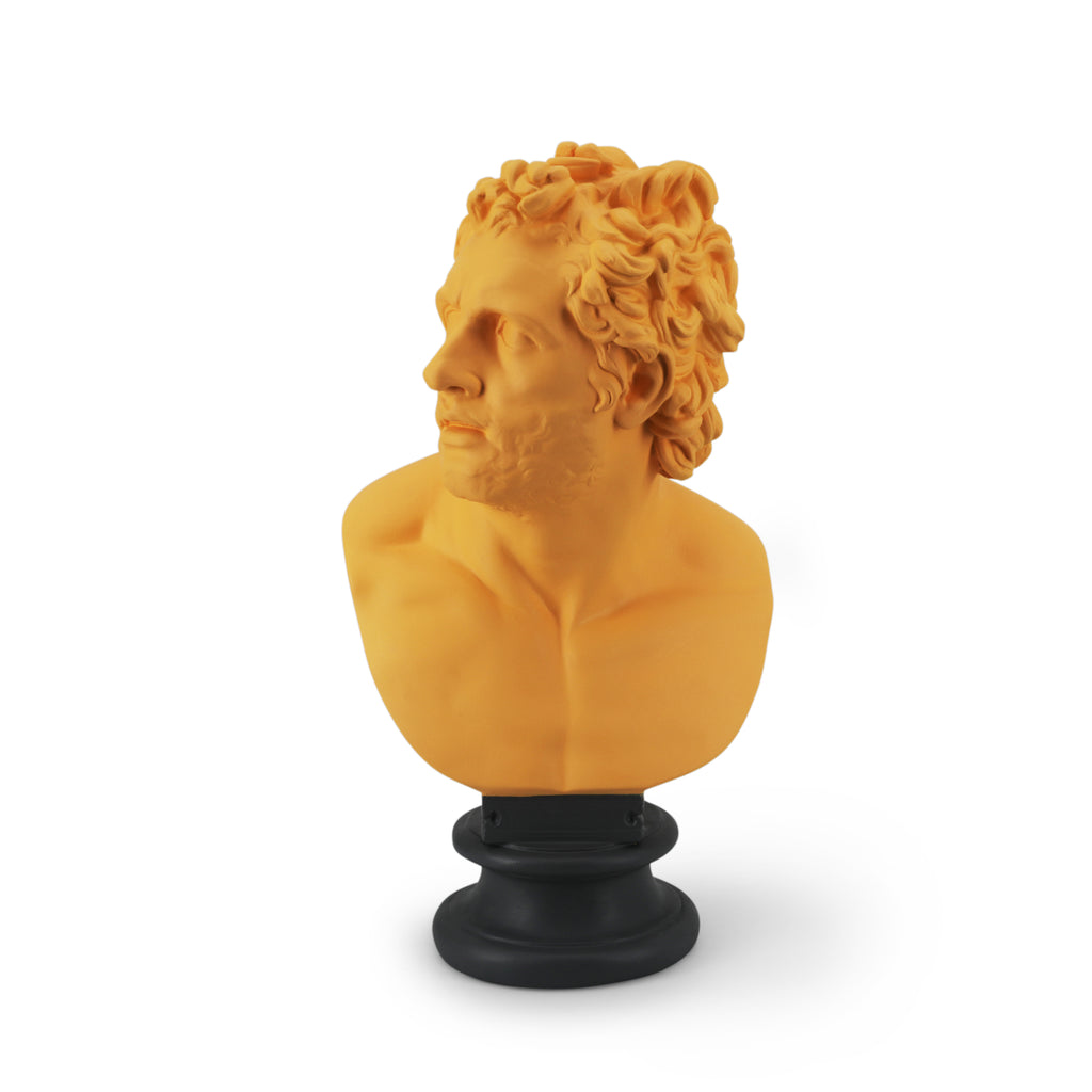 Large Yellow Grecian Bust