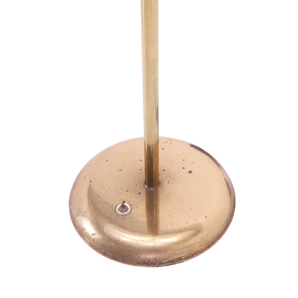 Gold  & White Wing Floor Lamp