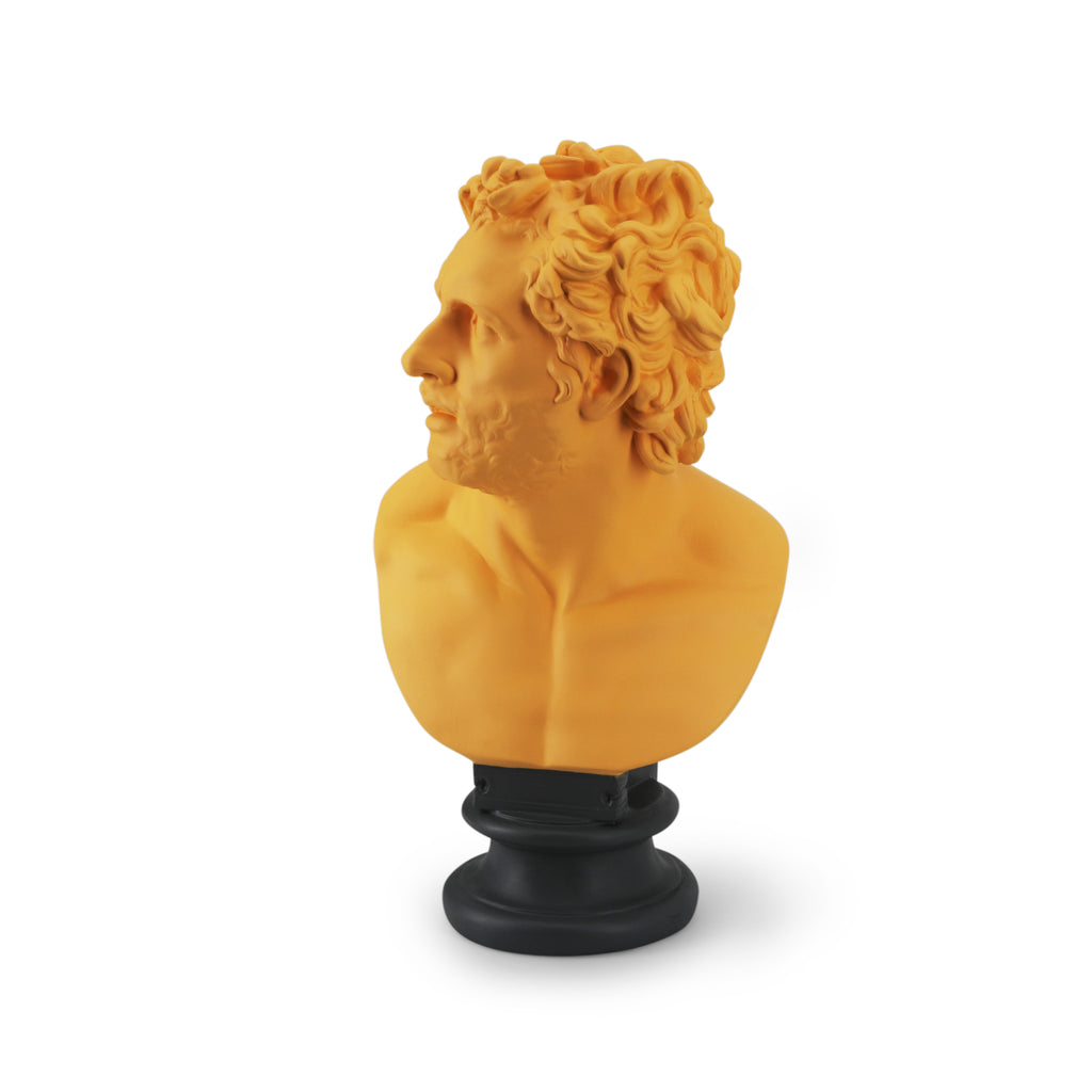 Large Yellow Grecian Bust