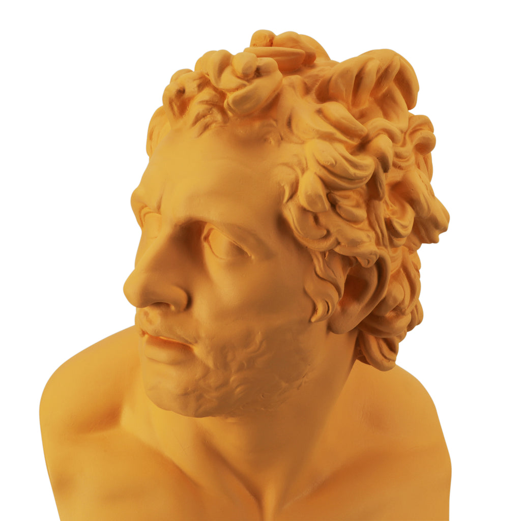 Large Yellow Grecian Bust