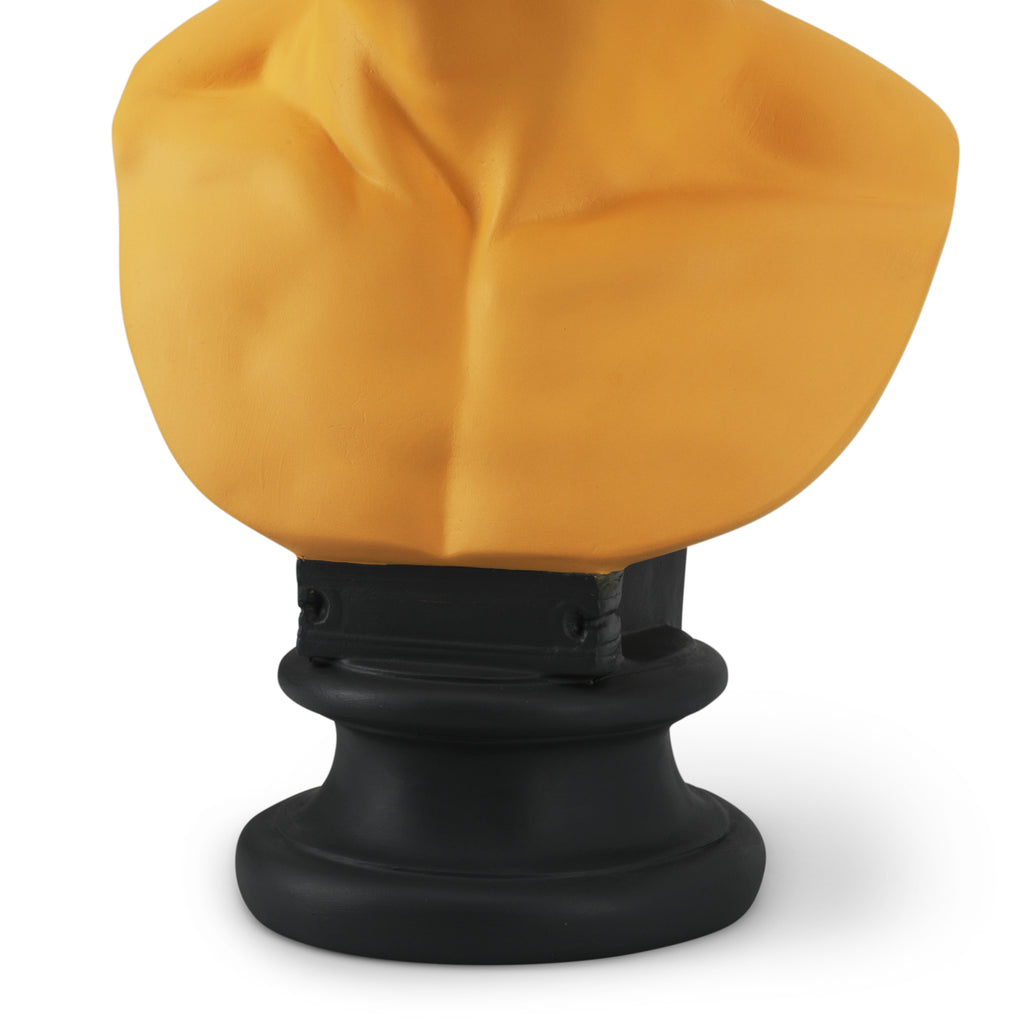 Large Yellow Grecian Bust